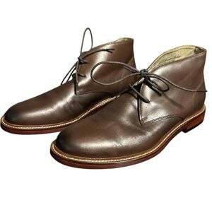 Banana Republic mens Brown Italian Leather Shoes 8M